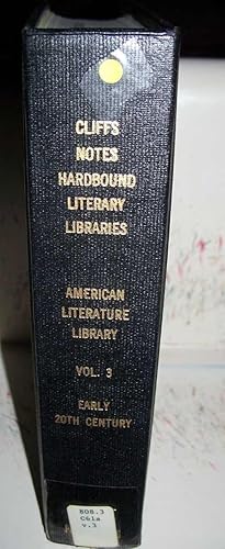 Bild des Verkufers fr Cliffs Notes Hardbound Literary Libraries: American Literature Library Volume 3, Early 20th Century, 9 Titles zum Verkauf von Easy Chair Books