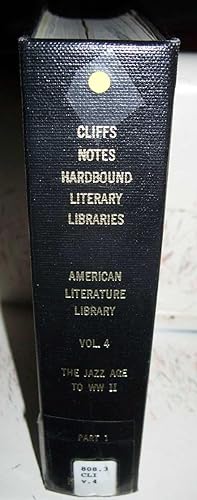 Cliffs Notes Hardbound Literary Libraries: American Literature Library Volume 4, The Jazz Age to ...