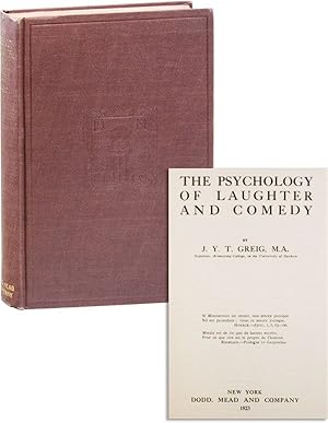 Bild des Verkufers fr The Psychology Of Laughter And Comedy zum Verkauf von Lorne Bair Rare Books, ABAA