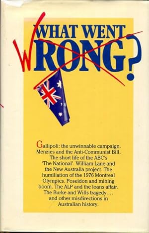 Seller image for What Went Wrong? Misdirections in Australian history. for sale by Time Booksellers