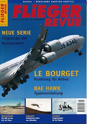 Bild des Verkufers fr Flieger Revue. Magazin fr Luft- und Raumfahrt. hier: Heft 8/2001 (49. Jahrgang). zum Verkauf von Versandantiquariat  Rainer Wlfel