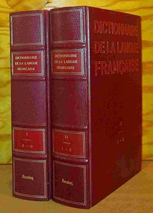 Image du vendeur pour DICTIONNAIRE DE LA LANGUE FRANCAISE - 2 VOLUMES mis en vente par Livres 113