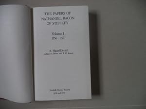 The Papers of Nathanial Bacon of Stiffkey Volume 1 1556-1577
