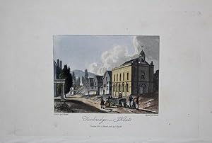 A Single Original Miniature Antique Hand Coloured Aquatint Engraving By J Hassell Illustrating Tu...