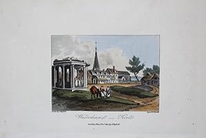 A Single Original Miniature Antique Hand Coloured Aquatint Engraving By J Hassell Illustrating We...