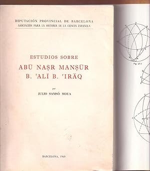 Imagen del vendedor de ESTUDIO SOBRE, ABU NASR MANSUR B. ALI B. IRAQ a la venta por Libreria 7 Soles