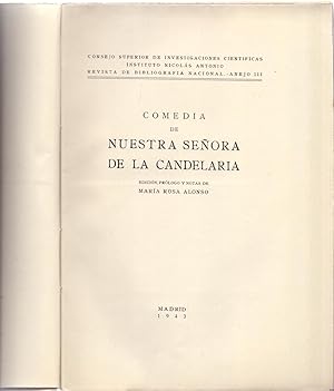 Image du vendeur pour COMEDIA DE NUESTRA SEORA DE LA CANDELARIA (TEATRO) mis en vente par Libreria 7 Soles