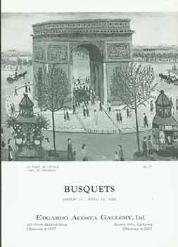 Seller image for Brochure No. 21, for Busquets Exhibition, March 14 to April 15, 1966. for sale by Wittenborn Art Books