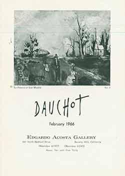 Seller image for Brochure No. 4, for Dauchot Exhibition, February 1966. for sale by Wittenborn Art Books