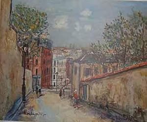 Rue Du Mont-Cenis A Montmartre.