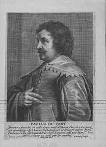 Bild des Verkufers fr Portrtait of Paulus Du Pont, half-length, after Jan Lievens. zum Verkauf von Wittenborn Art Books