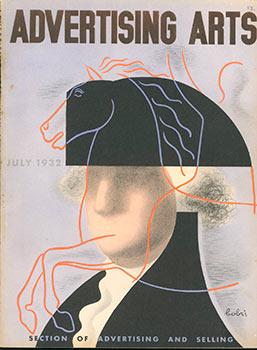 Bild des Verkufers fr ADVERTISING ARTS, July, 1932. (Cover by Vladimir Bobri (Bobritsky) 1898-1986) zum Verkauf von Wittenborn Art Books