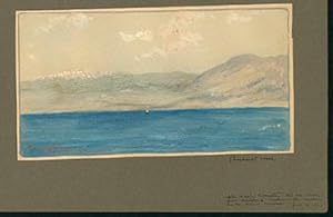 Imagen del vendedor de View of the Sierra Nevada Mountains in Andalucia, Spain from the S.S. Neckar in the Mediterranean Sea in 1907 a la venta por Wittenborn Art Books