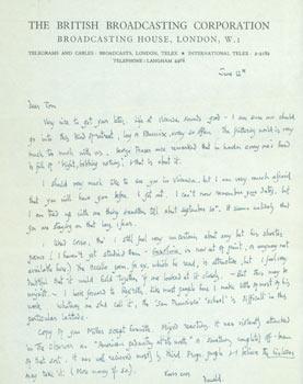 ALS Donald S. Carne-Ross to Thomas Parkinson, RE: Milles, Vicenza.