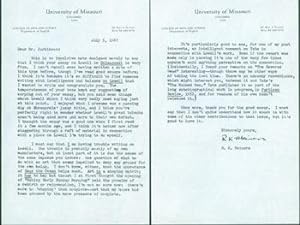 TLS R. K. Meiners to Thomas Parkinson, July 5, 1967. RE: Robert Lowell.