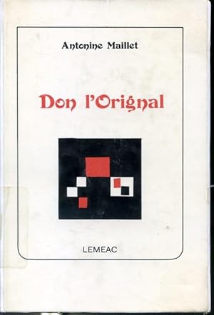 Seller image for Don l'Orignal Collection roman acadien for sale by Librairie Le Nord