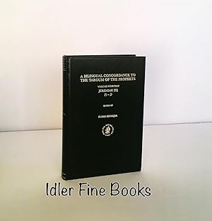 Image du vendeur pour A Bilingual Concordance to the Targum of the Prophets: Volume Fourteen, Jeremiah III mis en vente par Idler Fine Books