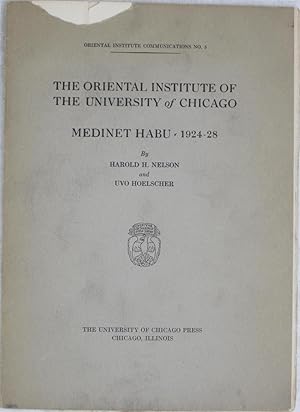 Bild des Verkufers fr The Oriental Institute of the University of Chicago: Medinet Habu 1924-28 zum Verkauf von Powell's Bookstores Chicago, ABAA