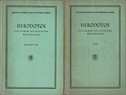 Immagine del venditore per Herodotos : Eine Auswahl aus smtlichen neun Bchern; Text + Kommentar / von Albert Linnenkugel venduto da Schrmann und Kiewning GbR