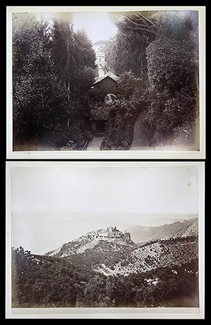 Bild des Verkufers fr Eze, vue prise de la Corniche / Cote d'Azur zum Verkauf von Antiquariat Steffen Vlkel GmbH