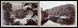 Bild des Verkufers fr Ellen's Isle, Loch Katrine / Trossachs Pier ano Steamer / England / Great Britain / Grobritannien zum Verkauf von Antiquariat Steffen Vlkel GmbH