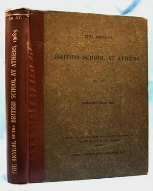THE ANNUAL OF THE BRITISH SCHOOL AT ATHENS (1909) No. XV, Session 1908-1909