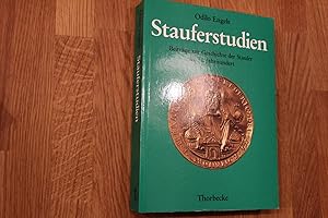 Bild des Verkufers fr Stauferstudien - Beitrge zur Geschichte der Staufer im 12. Jahrhunderts Festgabe zu s. 60. Geburtstag. Herausgegeben von Erich Meuthen und Stefan Weinfurter. zum Verkauf von Bockumer Antiquariat Gossens Heldens GbR