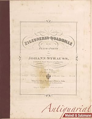 Zigeunerin-Quadrille für das Piano-Forte. 191tes Werk