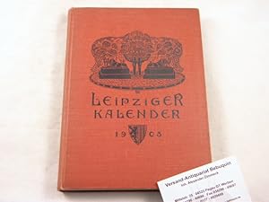 Seller image for (Hrsg.) Leipziger Kalender. Ein illustriertes Jahrbuch. for sale by Antiquariat Bebuquin (Alexander Zimmeck)