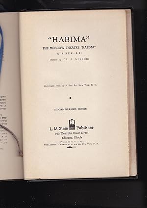 Seller image for The Moscow Theatre Habima for sale by Meir Turner
