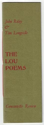 Bild des Verkufers fr The Lou Poems zum Verkauf von Ken Sanders Rare Books, ABAA