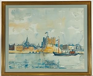 Seller image for Jean Dryden Alexander (1911-1994) - Signed Watercolour, Rochester Castle for sale by Sulis Fine Art