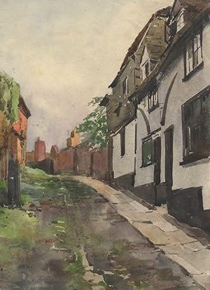 Imagen del vendedor de C.A. Hannaford RBA - Mid 20th Century Watercolour, Up the Hill a la venta por Sulis Fine Art