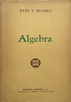 Imagen del vendedor de Algebra a la venta por Els llibres de la Vallrovira