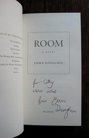 Seller image for Room: a novel for sale by James Fergusson Books & Manuscripts