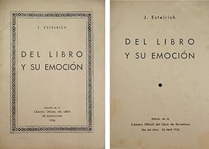 Seller image for Del libro y su emocin. for sale by Hesperia Libros