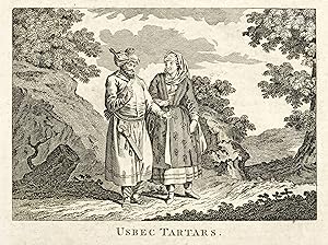 Trachten. - Tataren. - Tataren im Khanat von Buchara / Usbekistan. - Bankes. - "Usbec Tartars".