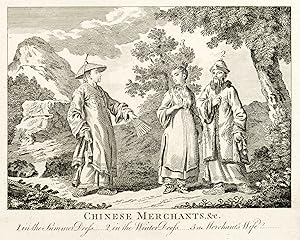 Trachten. - China. - Kaufmann / Händler. - Bankes. - "Chinese Merchants. Summer Dress. Winter Dre...