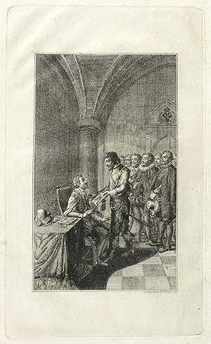 Bild des Verkufers fr Chodowiecki, Daniel Nikolaus. Die protestantischen Stnde vor Kaiser Ferdinand II zum Verkauf von GALERIE HIMMEL
