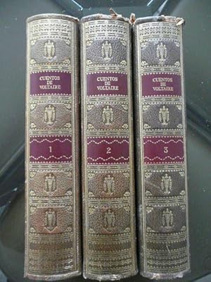 Imagen del vendedor de NOVELAS Y CUENTOS DE M. de Voltaire ( 3 vol. ). Completo a la venta por Reus, Paris, Londres