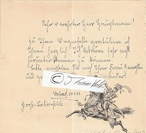 WOLRAD ZU SCHAUMBURG-LIPPE (1887-1962) Fürst zu Schaumburg-Lippe, Sturmführers der SA (Reiterstan...