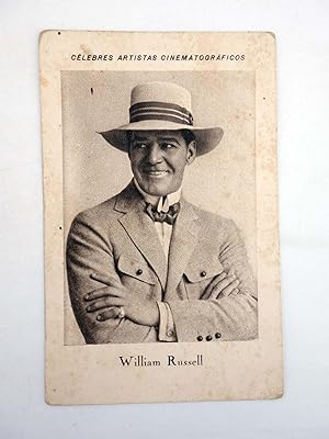 CROMO CÉLEBRES ARTISTAS CINEMATOGRÁFICOS SERIE B N.º 18. WILLIAM RUSSELL (No Acreditado) 1930