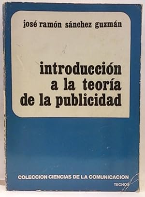 Imagen del vendedor de Introduccin A La Teora De La Publicidad a la venta por SalvaLibros