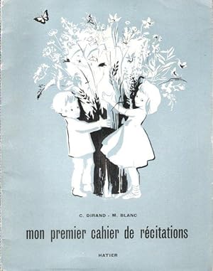 Seller image for Mon Premier Cahier De Rcitations for sale by Au vert paradis du livre