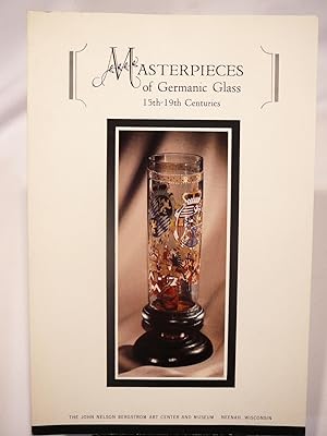 Seller image for MASTERPIECES OF GERMANIC GLASS - 15th-19th CENTURIES for sale by Prestonshire Books, IOBA
