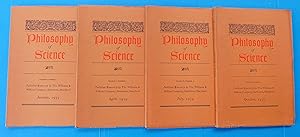 Philosophy of Science: Organ of the Philosophy of Science Association, 1939. Volume 6, Numbers 1-4