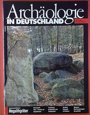 Imagen del vendedor de Arch�ologie in Deutschland. HEFT 3/1996, Juli-September, Schwerpunktthema: Megalithgr�ber. a la venta por biblion2