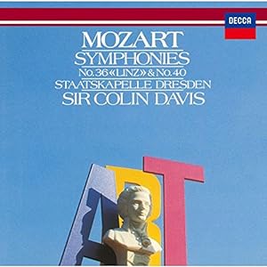 Imagen del vendedor de Mozart : Symphonies No.36 "Linz" & No. 40 Staatskapelle Dresden, Sir Colin Davis a la venta por Licus Media