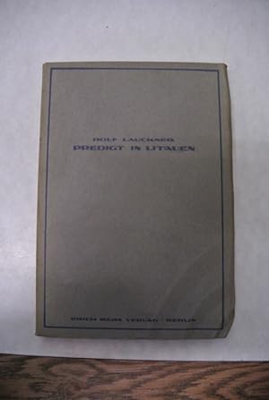 Seller image for Predigt in Litauen. for sale by Antiquariat Bookfarm