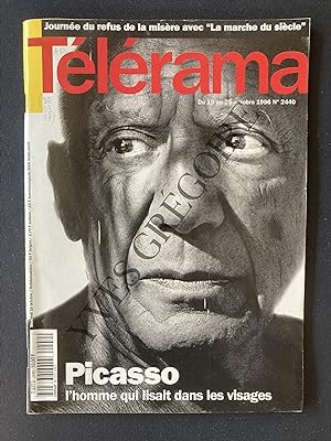 TELERAMA-N°2440-DU 19 AU 25 OCTOBRE 1996-PABLO PICASSO